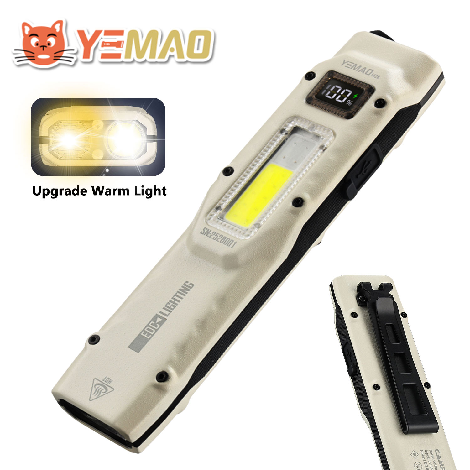 Outdoor Adventure Trips - YEMAO M28 ไฟฉาย EDC สว่างเป็นพิเศษ 880