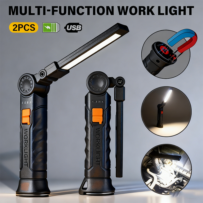 ไฟฉาย LED แบบพกพา COB ชาร์จไฟผ - Outdoor Adventure Trips บทวิจารณ์และราคา