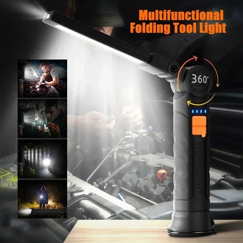 ไฟฉาย LED แบบพกพา COB ชาร์จไฟผ - Outdoor Adventure Trips บทวิจารณ์และราคา