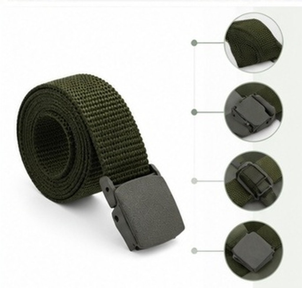 เข็มขัดไนลอนปรับได้ 4 ชิ้น สำห - Outdoor Adventure Sports บทวิจารณ์และราคา