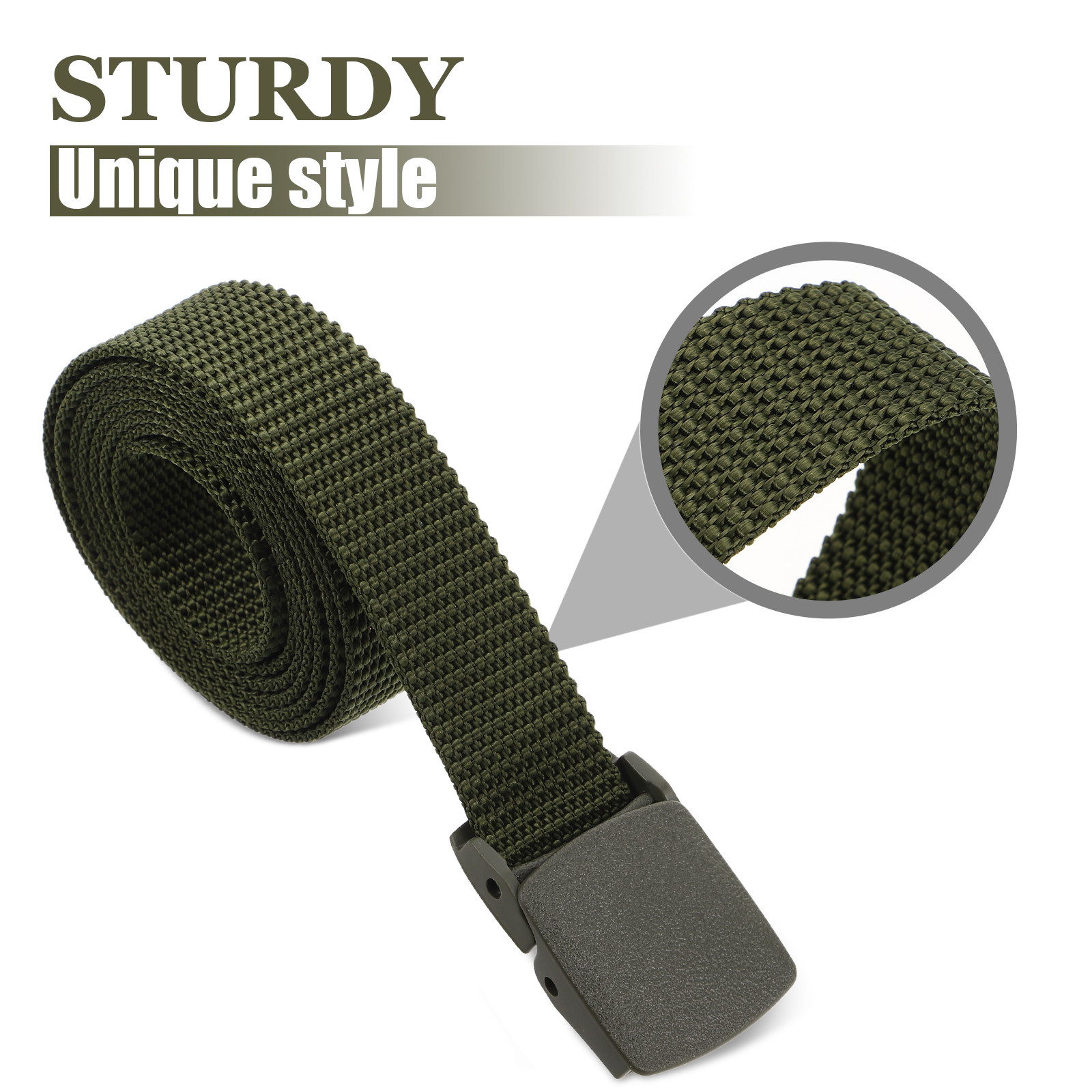 เข็มขัดไนลอนปรับได้ 4 ชิ้น สำห - Outdoor Adventure Sports บทวิจารณ์และราคา